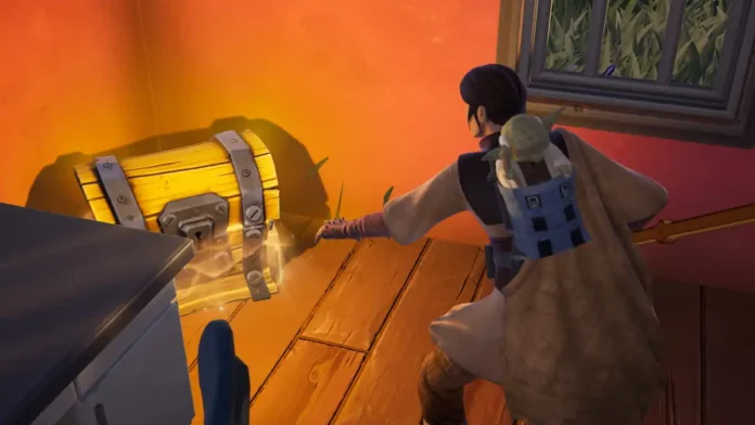 opening chest container fortnite