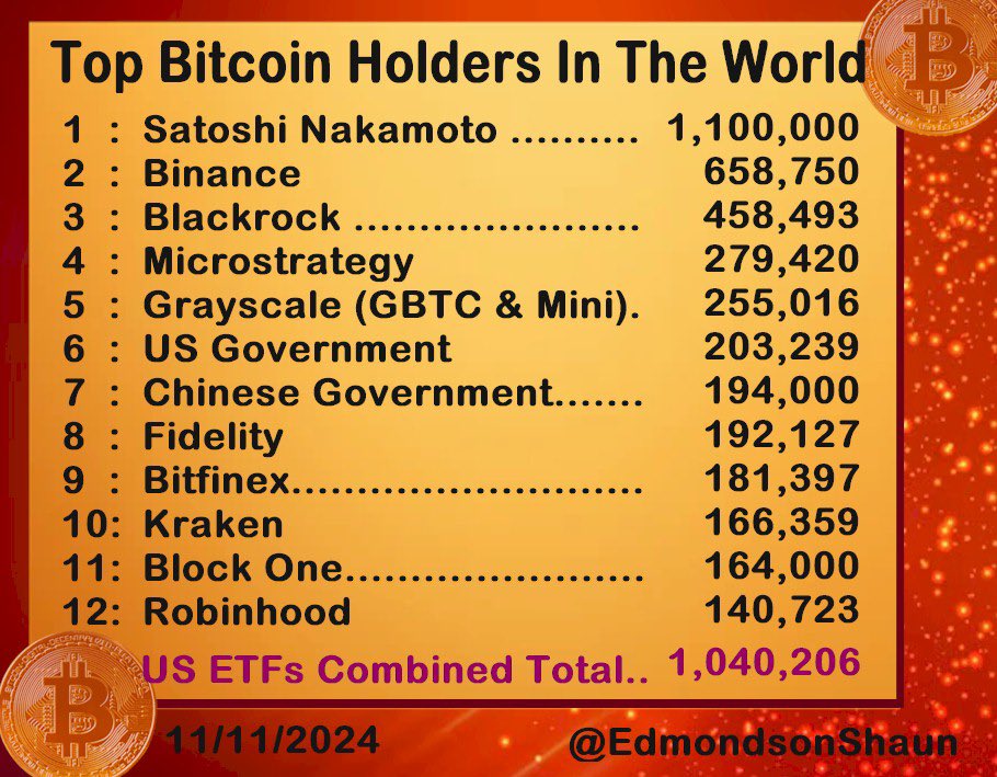 top btc holder 07122024