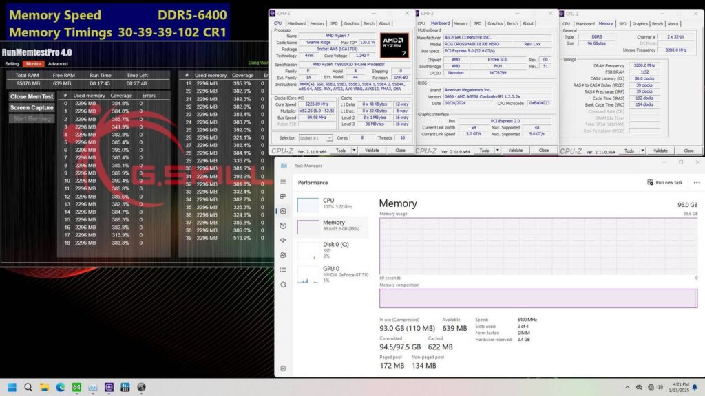 04 gskill ddr5 6400 c30 48gbx2 amd screenshot