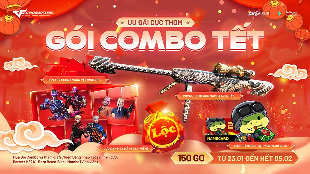 Đột Kích hé lộ chuỗi sự kiện Vượt mức Tết Ất Tỵ 3 CF 23012025 gamen.pro 3