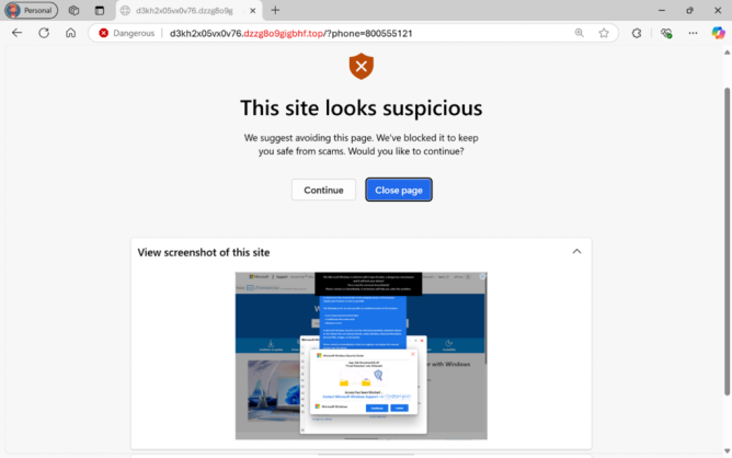 Microsoft Edge thử nghiệm chặn lừa đảo 2 Piblocker gamen.pro