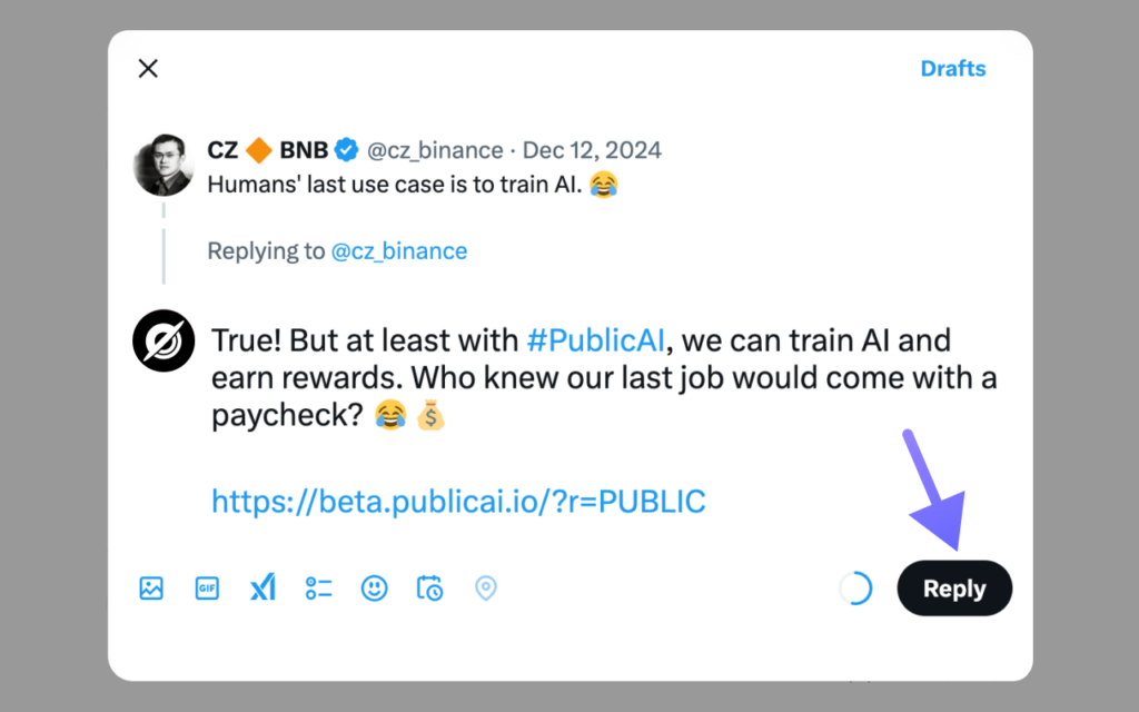 Hướng dẫn tham gia dự án PublicAI 2 publicai gamen.pro