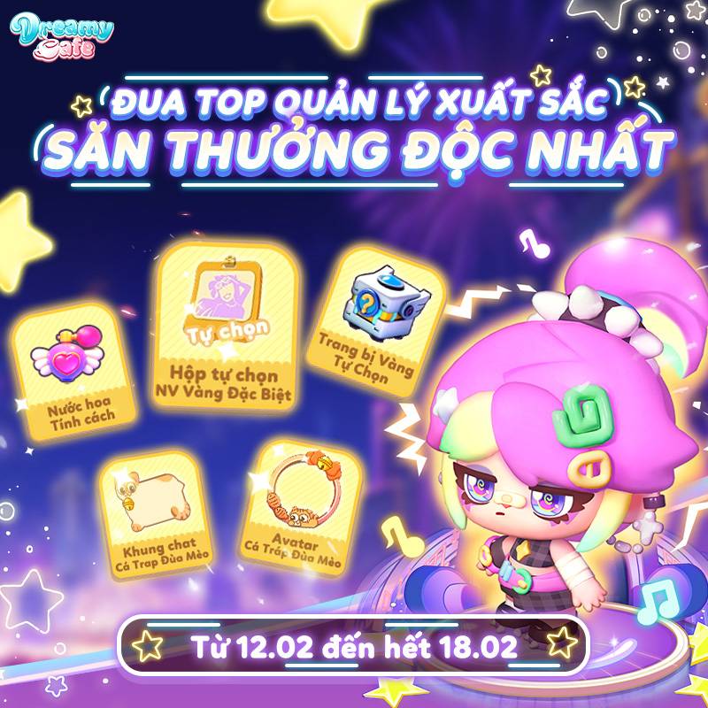 Game mô phỏng Dreamy Cafe phát động tuần lễ “đua doanh số” cho các chủ tiệm 1 Dreamy Cafe 12022025 1