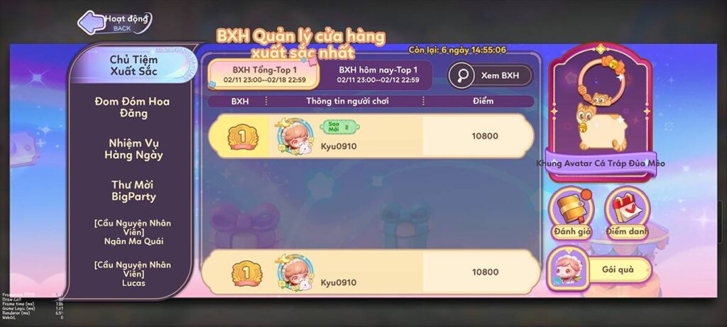 Game mô phỏng Dreamy Cafe phát động tuần lễ “đua doanh số” cho các chủ tiệm 3 Dreamy Cafe 12022025 3