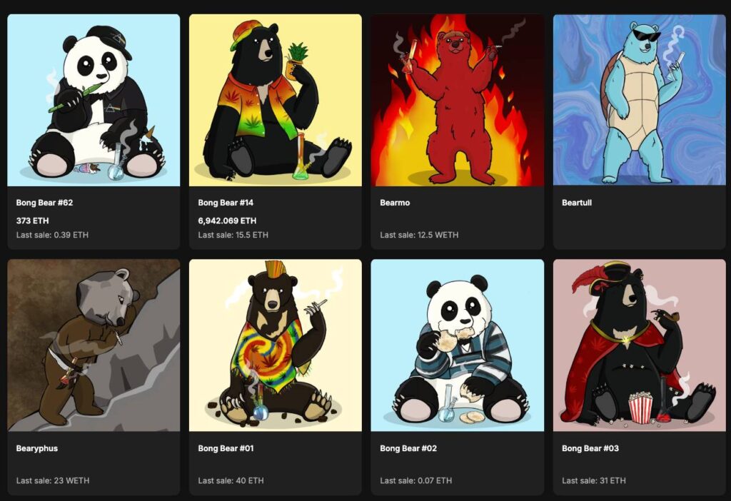 bong bears nft gamen.pro