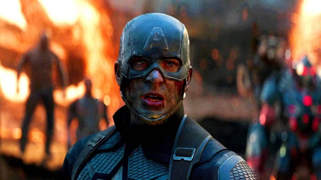 Chuyện gì xảy ra với Avengers sau Endgame? 3 chris evans as captain america standing in front of the gathering avengers army in avengers endgame jpg