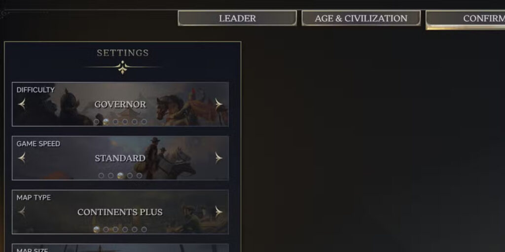 Các mức độ khó trong Civilization 7 3 civilization 7 2025 02 05 123443