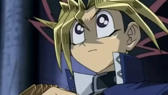 yugi during the duel against atem