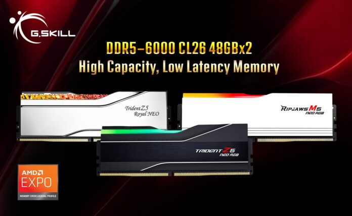 01 gskill ddr5 6000 c26 memory series eng