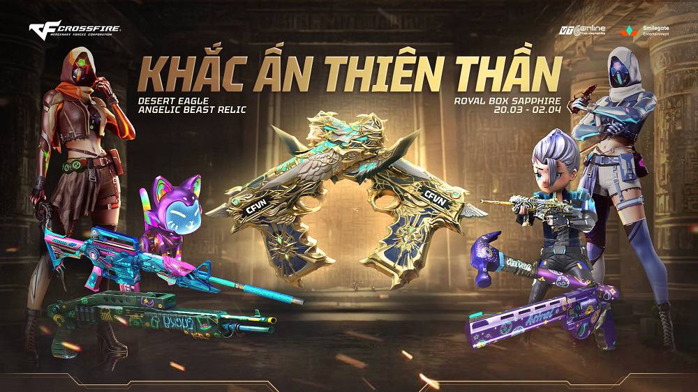Đột Kích tung Big Update tháng 3 với Kho Báu Hoàng Gia Sapphire Thiên Sứ Giáng Thế 1 CF 20032025 1