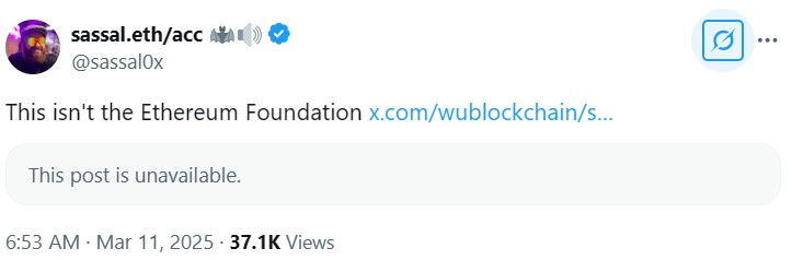 Ethereum Foundation 11032025