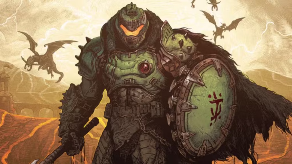 doom the dark ages doom slayer shield dragons gamen.pro