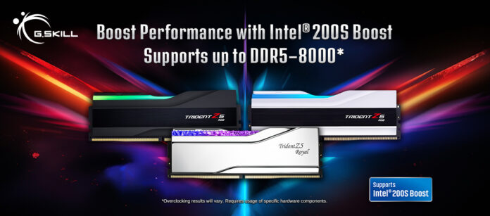 01 gskill ddr5 memory intel 200s boost support banner eng