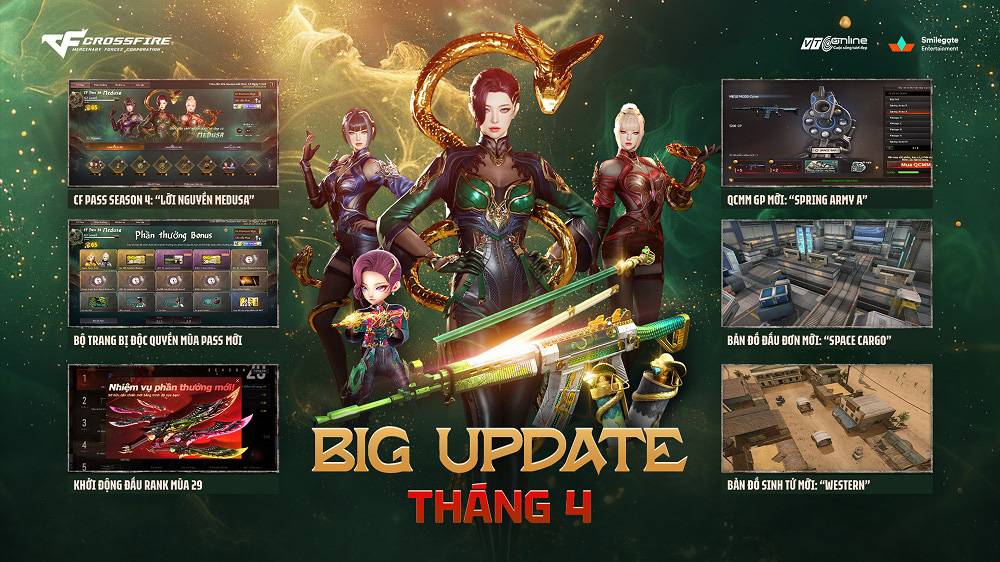 Đột Kích tung Big Update và khởi động mùa rank mới 1 CF Big Update 22042025 gamen 1