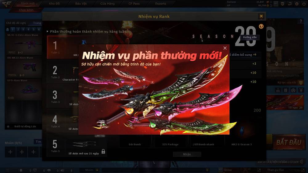 Đột Kích tung Big Update và khởi động mùa rank mới 2 CF Big Update 22042025 gamen 2