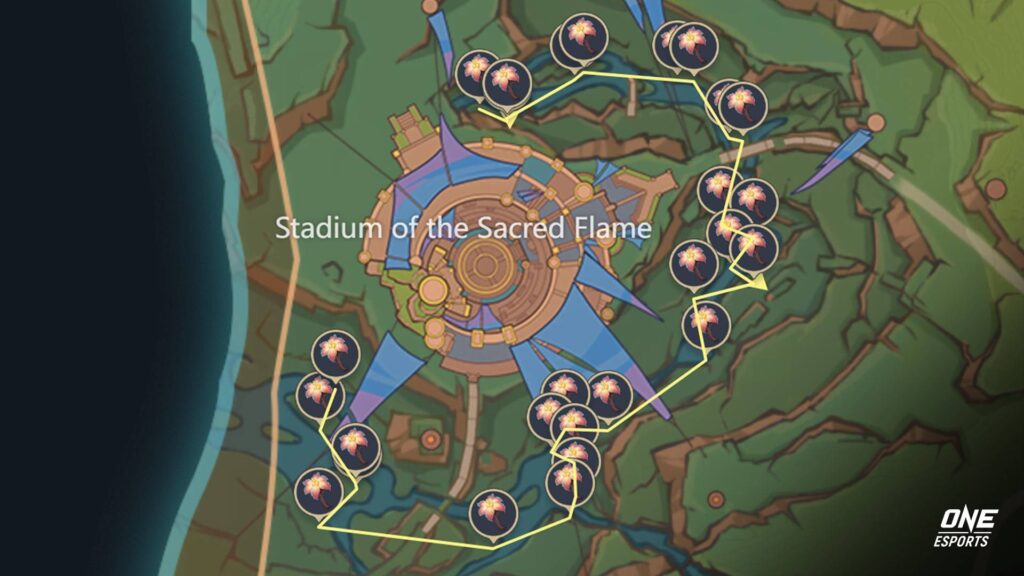 GenshinImpact BrilliantChrysanthemum FarmingRoute Location Natlan gamen.pro