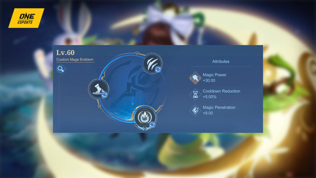 Mobile Legends: Hướng dẫn chơi Chang'e toàn tập 4 MLBB Change emblem gamen.pro