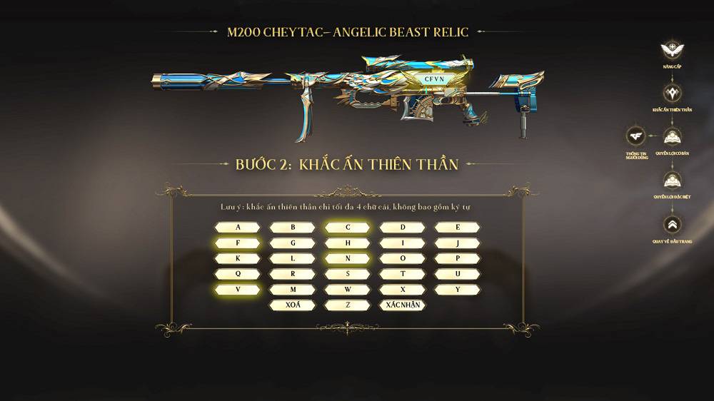 Đột Kích tung tuyệt phẩm Cheytac M200 Angelic Beast Relic Khắc Ấn Thiên Thần 3 cf 10042025 3