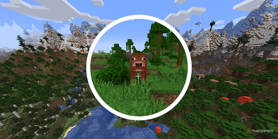 gamen.pro-a-background-of-minecraft-scenery-with-a-circle-png-showing-a-warm-cow