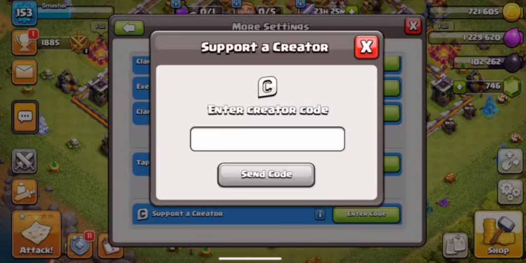 gamen.pro clash of clans creator codes