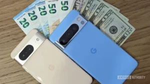 google pixel 8 rose 8 pro bay blue stack money dollars euros scaled 840w 472h gamen.pro