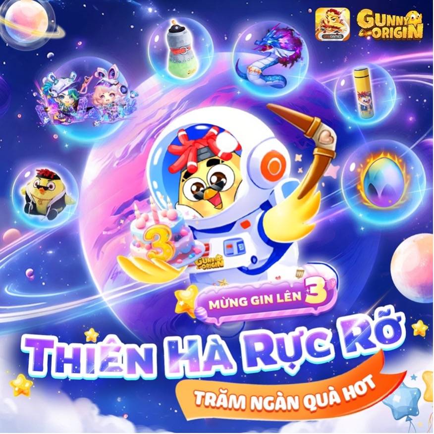 Gunny Origin: 3 năm rực rỡ tiếp nối huyền thoại với thương hiệu Gà Gin 3 gunny origin 05042025 3