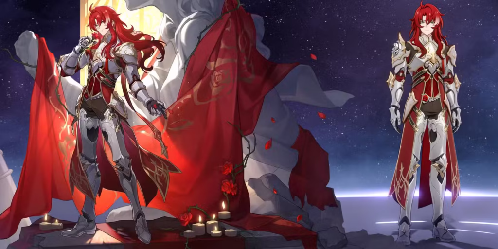honkai star rail argenti splash and menu art side by side gamen.pro