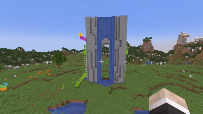how to make a waterfall in minecraft batman waterfall by mumbo jumbo gamen.pro