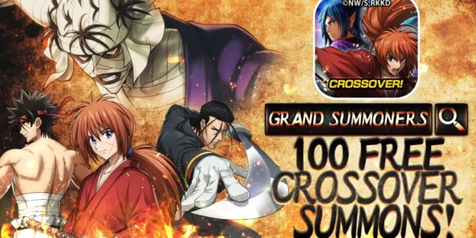 rurouni kenshin grand summoners png 820 gamen.pro