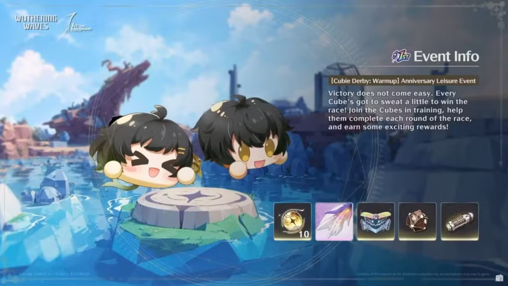 wuthering waves cubie derby warmup event screen gamen.pro