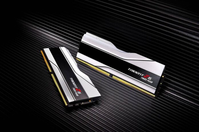 01 gskill ddr5 trident z5 neo rgb white