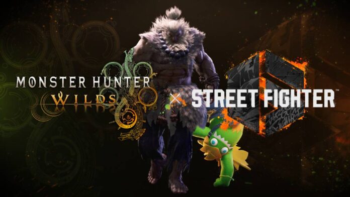 MHWilds SF6 Collab Art jpg