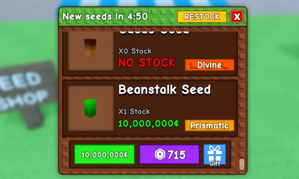 beanstalk stock grow a garden 1 gamen.pro
