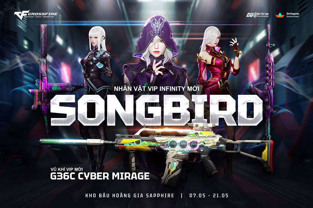 Đột Kích đón tháng 5 với Kho Báu Hoàng Gia Sapphire và người đẹp Songbird 2 cf kho bau hoang gia 07052025 2