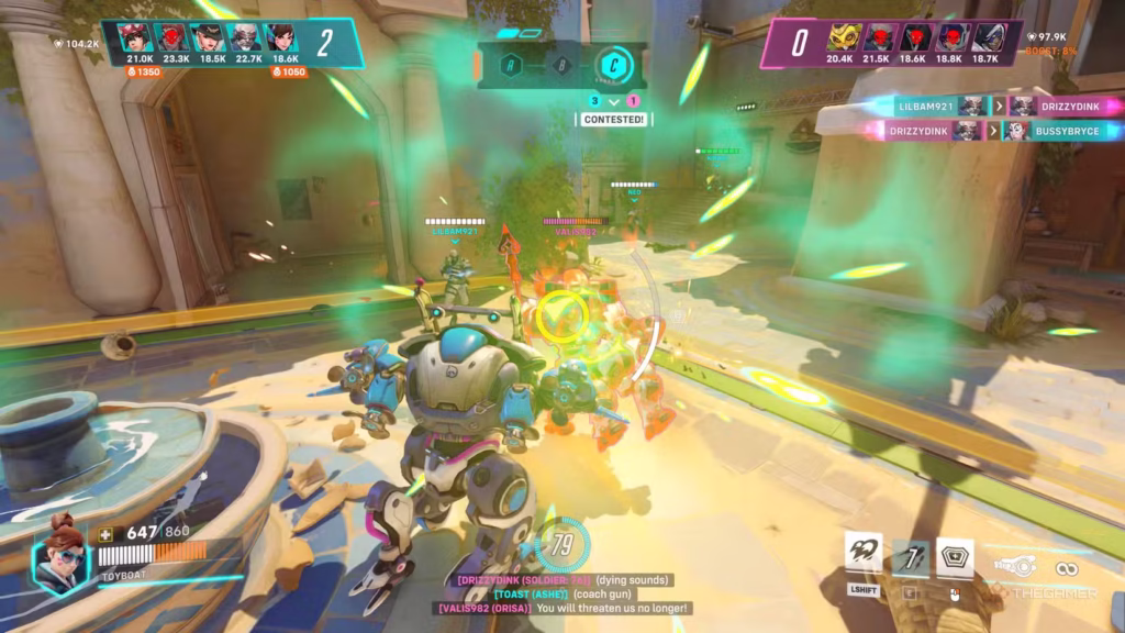 d va winning a game with rockets of ow2 gamen.pro