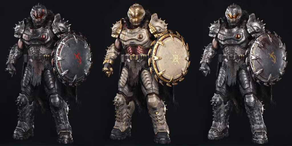 DOOM: The Dark Ages - Hướng dẫn chi tiết mở khóa toàn bộ trang phục 2 doom the dark ages slayer skins gamen.pro