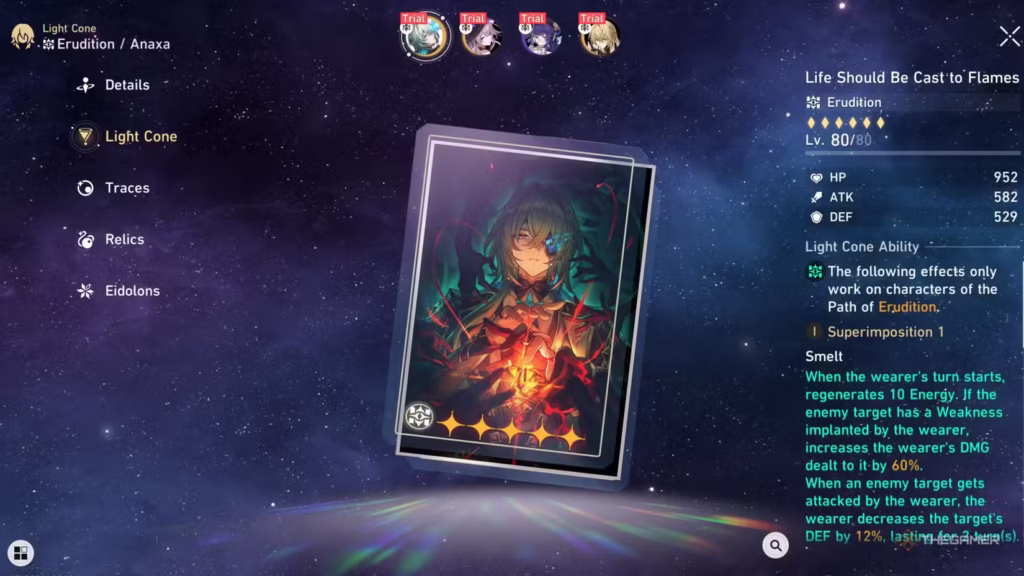 Hướng dẫn xây dựng Anaxa trong Honkai: Star Rail 1 honkai star rail anaxa light cone screen gamen.pro