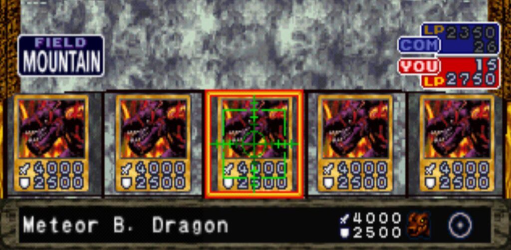 Sổ tay bỏ túi cách phá đảo Yu-Gi-Oh! Forbidden Memories (Yugi PS1) không cần cheat 3 meteor b. dragon gamen.pro