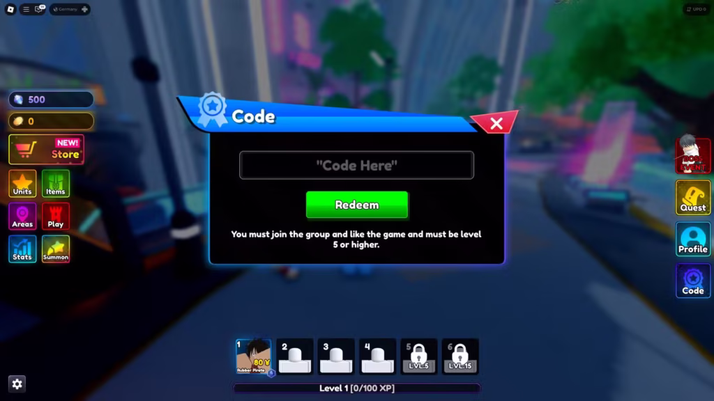 Cập nhật mã code mới nhất cho Anime Rangers X 1 roblox 4 18 2025 19 15 58 gamen.pro