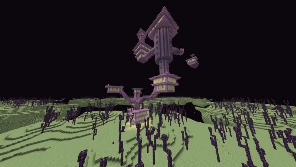 Minecraft: Cách lấy được Elytra dễ dàng nhất (2025) 1 the end city minecraft gamen.pro