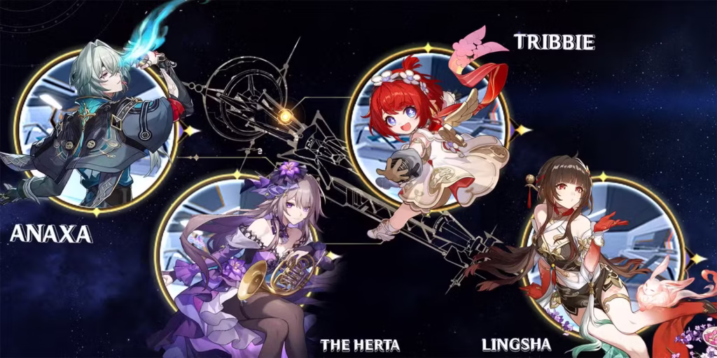 the herta tribbie lingsha anaxa team composition in honkai star rail gamen.pro