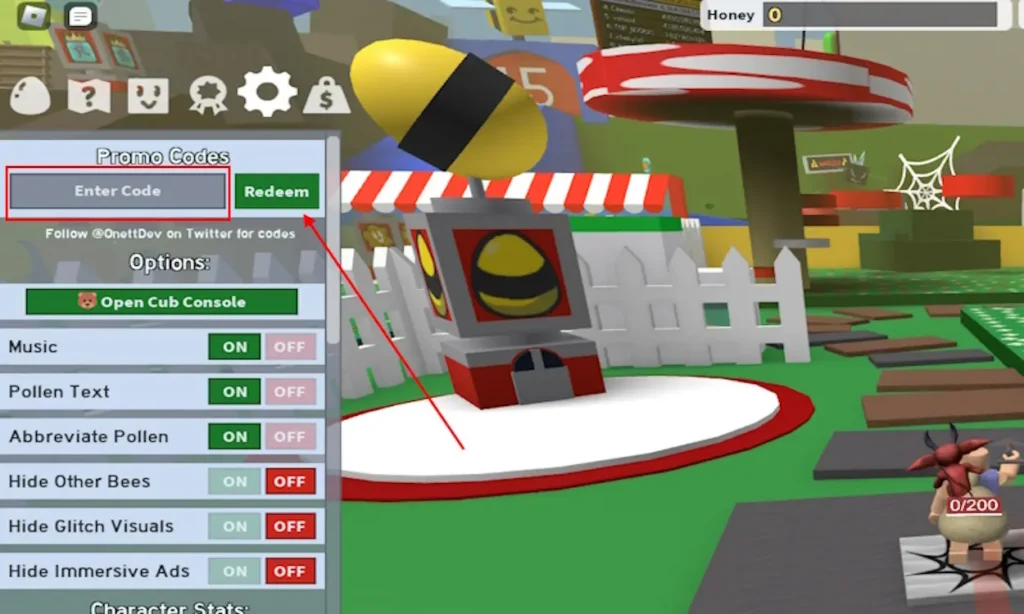 Bee Swarm Simulator updated code redeem option gamen.pro