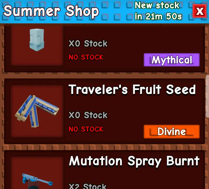 Grow a Garden Travelers Fruit gamen.pro