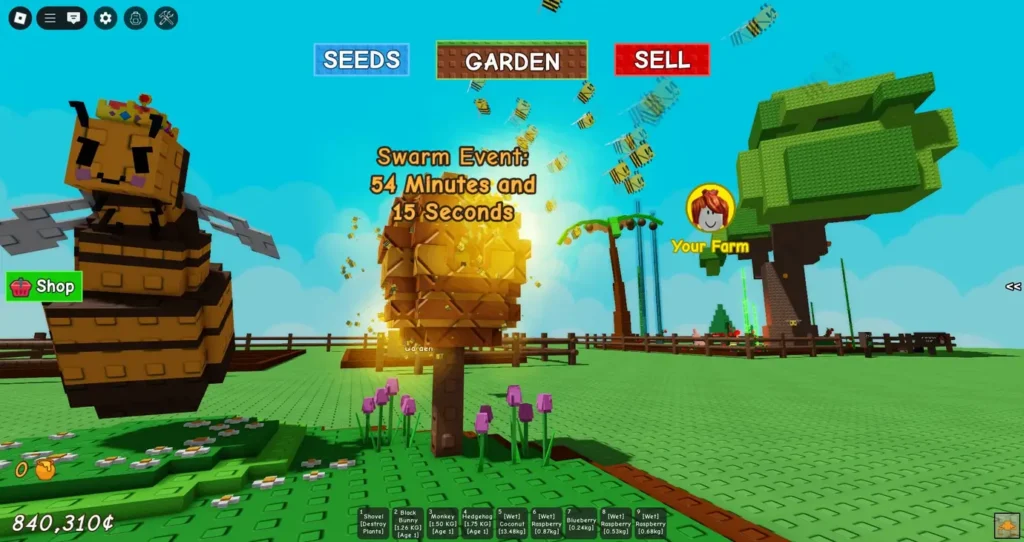 Grow A Garden Bees 70 gamen.pro