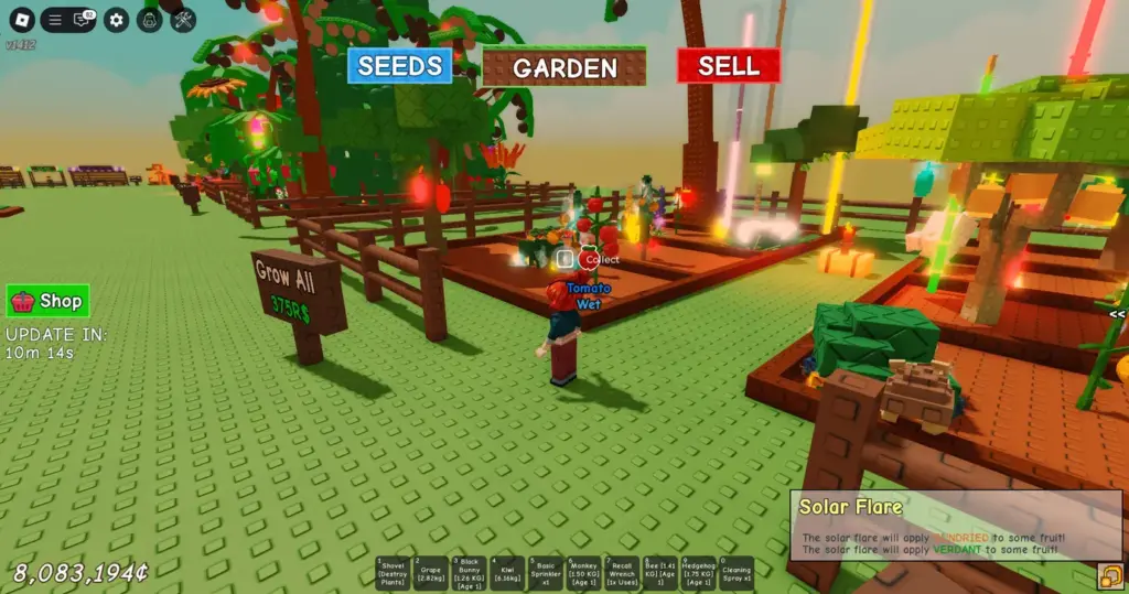 Khám phá Solar Flare trong Grow a Garden 2 Grow A Garden Solar Flare 2 gamen.pro