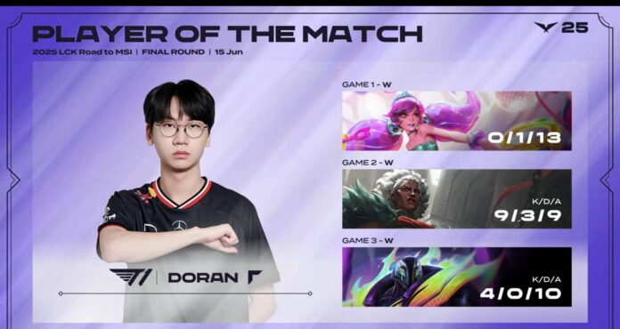 T1 vs HLE 15062025