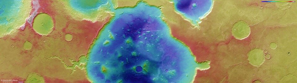 Topography of Deuteronilus Cavus on Mars article gamen.pro
