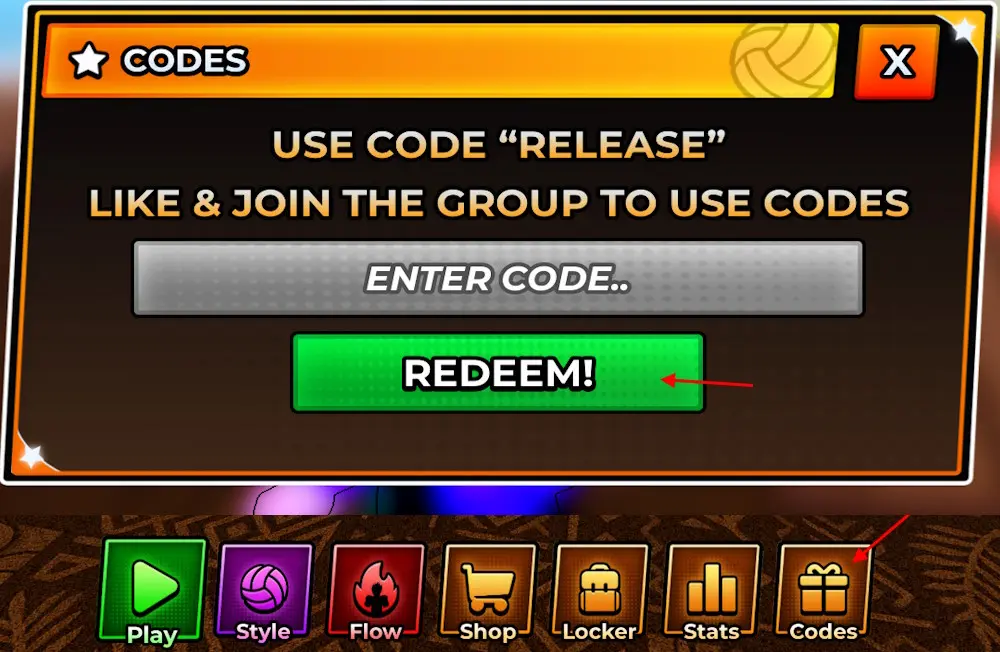 Code Volleyball Zero tháng 6/2025: Nhận Style Spins và Flow Spins miễn phí 1 Volleyball Zero codes redeem gamen.pro