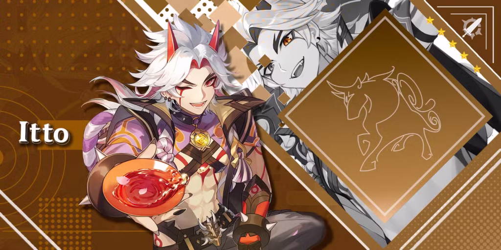 arataki itto constellations in genshin impact gamen.pro