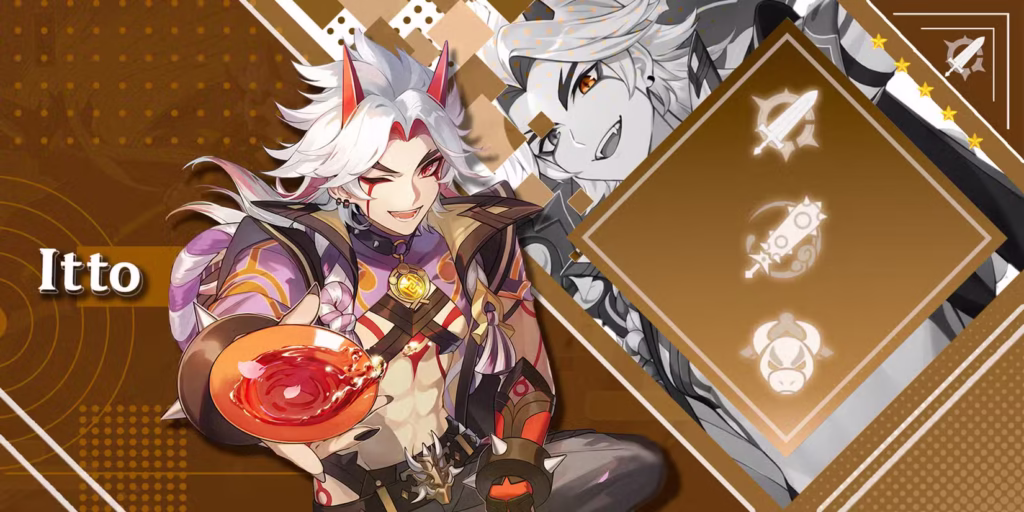 arataki itto talents in genshin impact gamen.pro